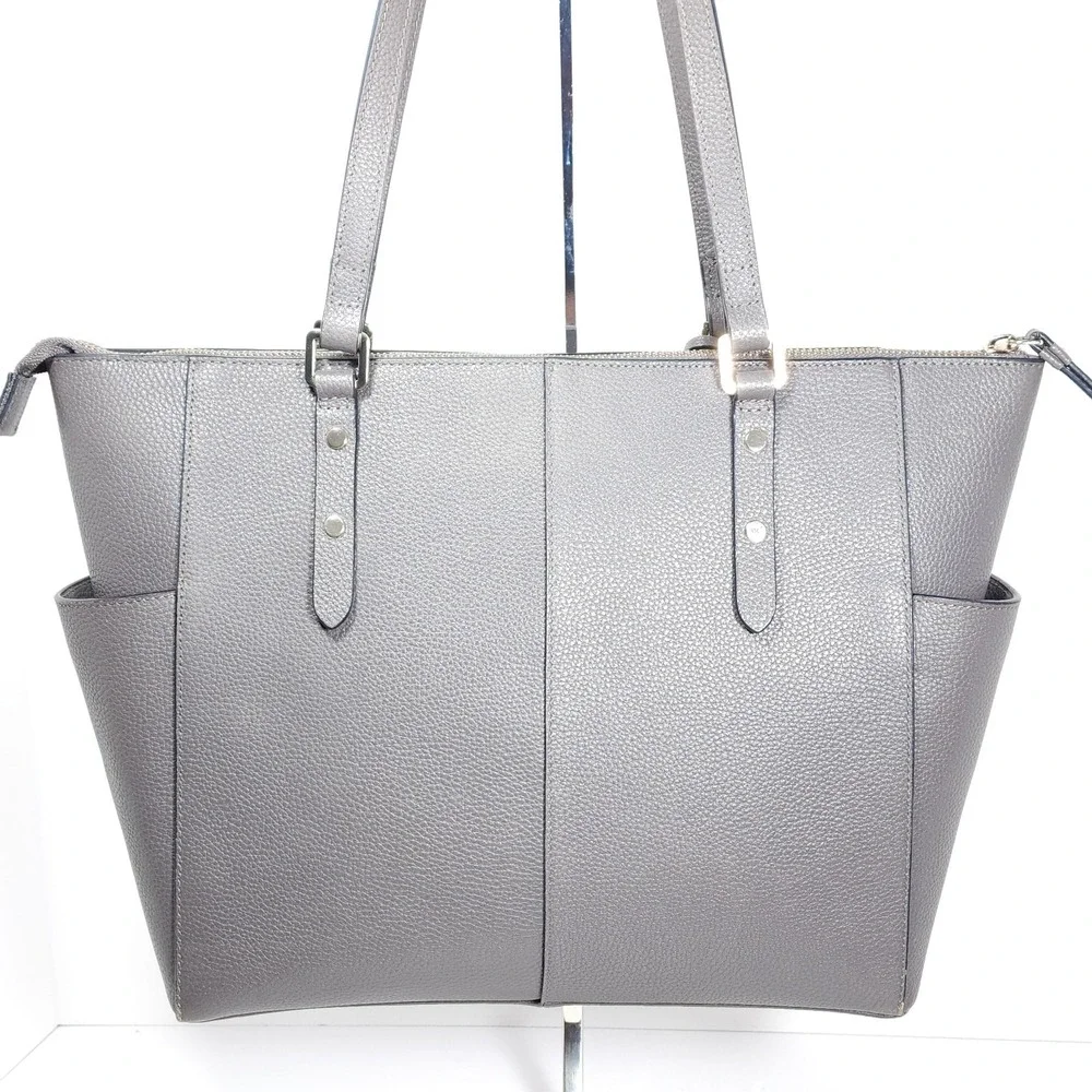 Radley London Silk Street Gray Large Zip-Top Tote Bag - Picture 10 of 16